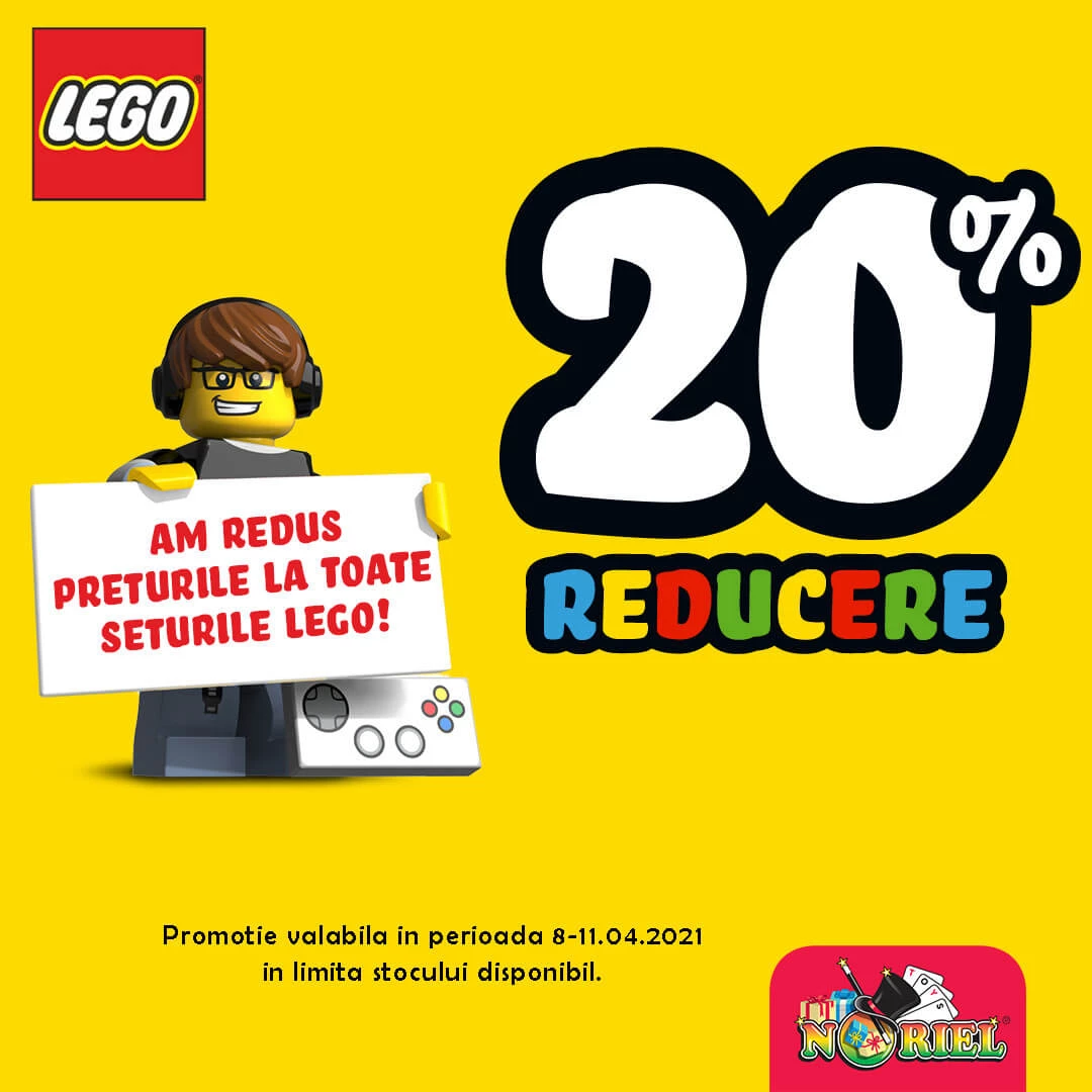 20% reducere la Lego la Noriel